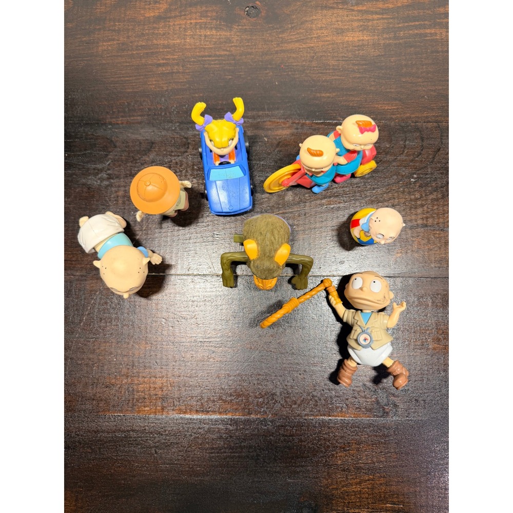 Lot Vintage 90's Rugrats The Movie Burger King Kids Club Toy Figure - Picture 10 of 10